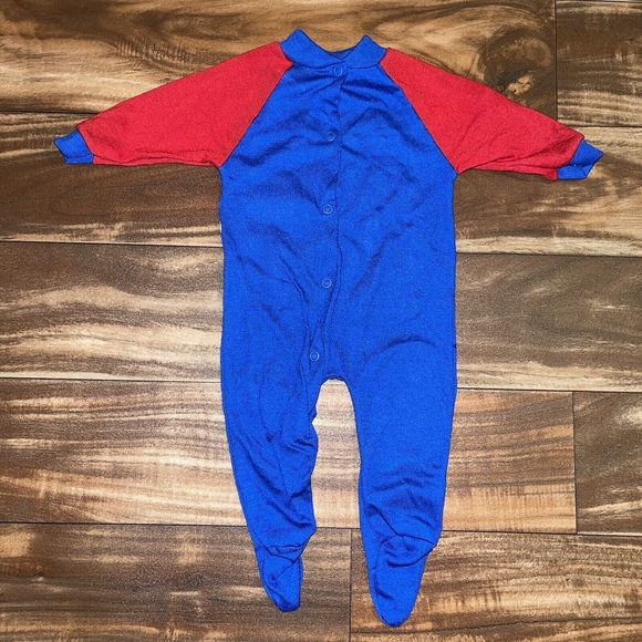 Vintage Mickey Mouse Disney One Piece Toddler Youth Suit Size 0-3 Months - Picture 8 of 9